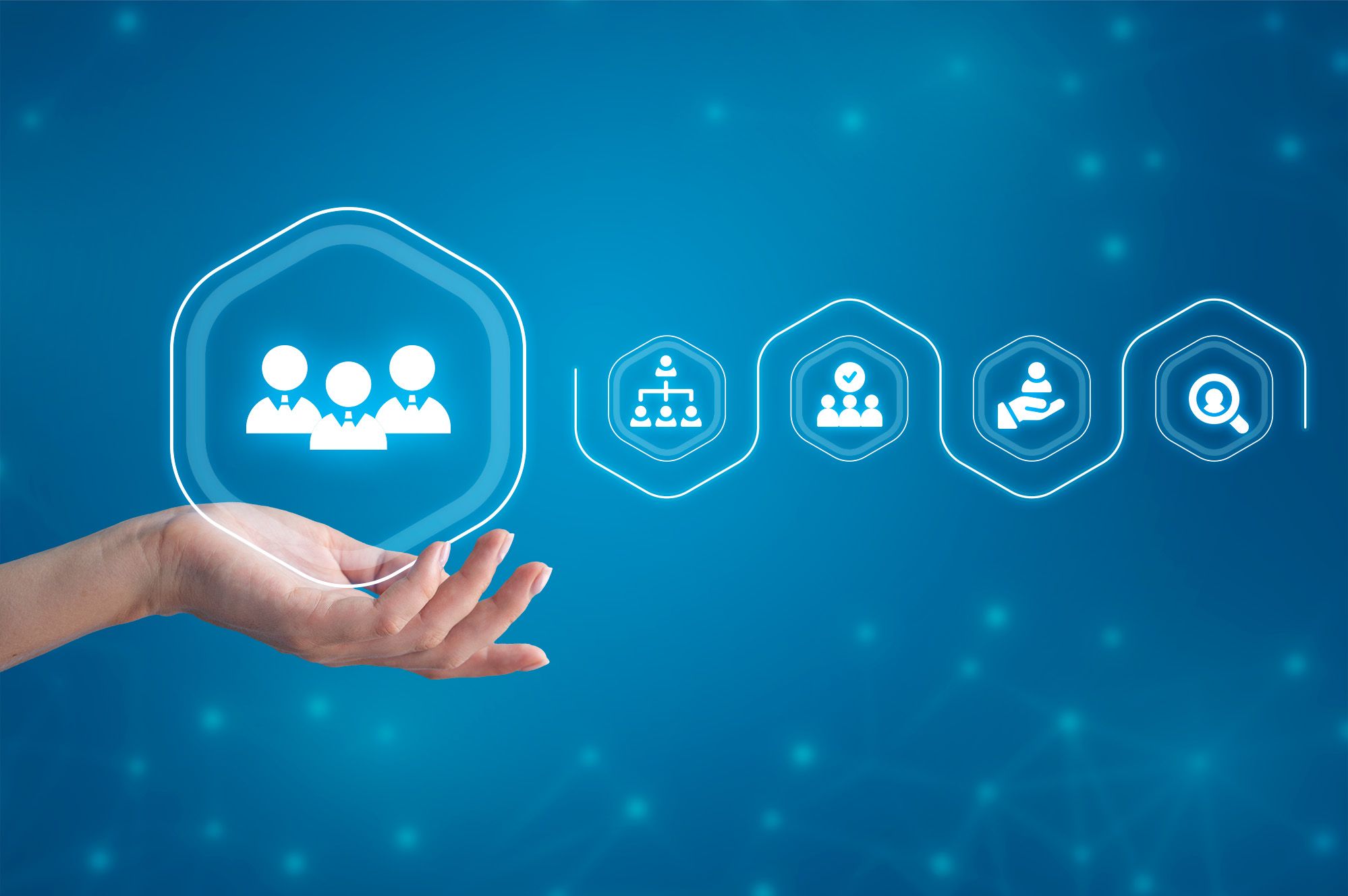 concepto recursos humanos mano